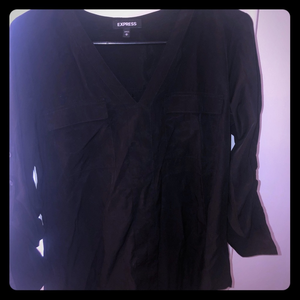 black blouse worn once, never again